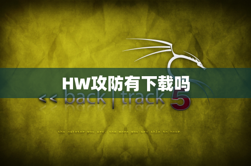 HW攻防有下载吗