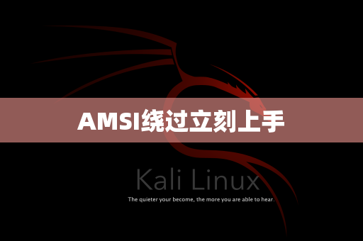 AMSI绕过立刻上手