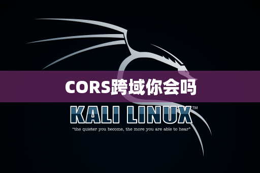 CORS跨域你会吗