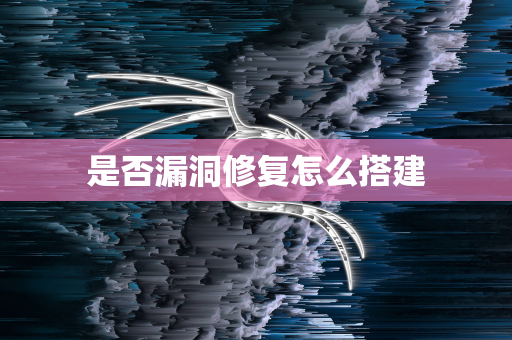 是否漏洞修复怎么搭建