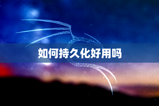 如何持久化好用吗