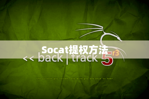 Socat提权方法