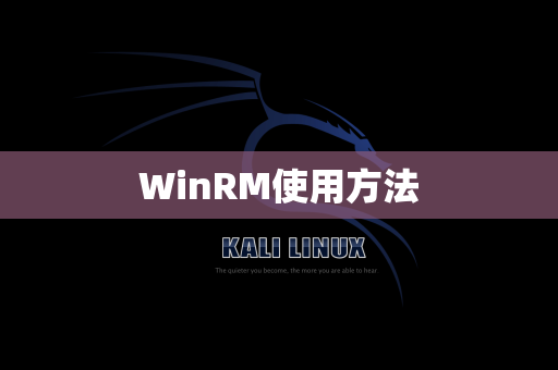 WinRM使用方法