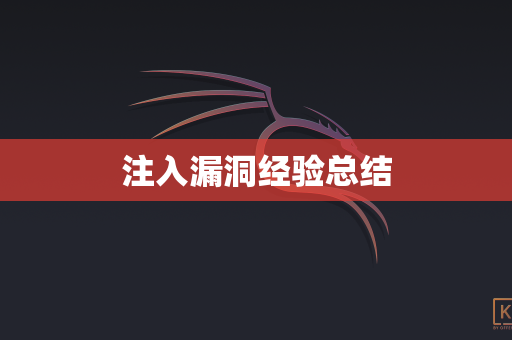 注入漏洞经验总结