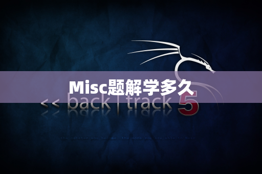 Misc题解学多久