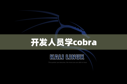 开发人员学cobra