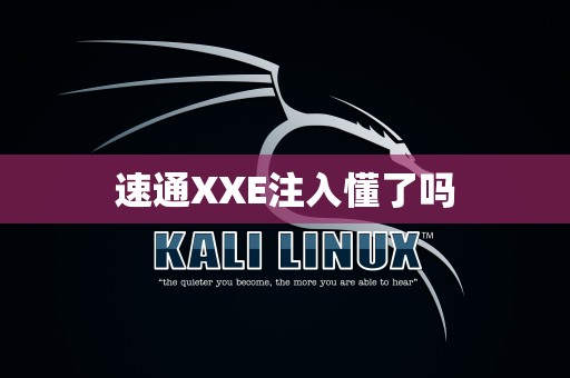 速通XXE注入懂了吗
