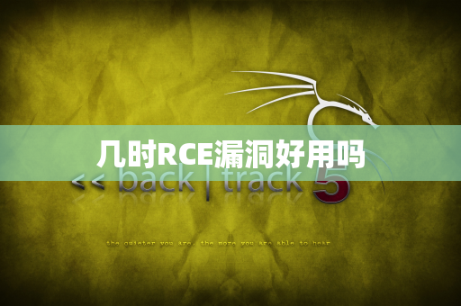 几时RCE漏洞好用吗