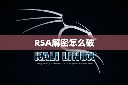 RSA解密怎么破