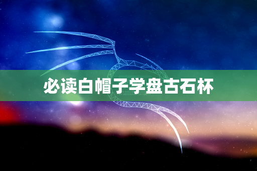 必读白帽子学盘古石杯