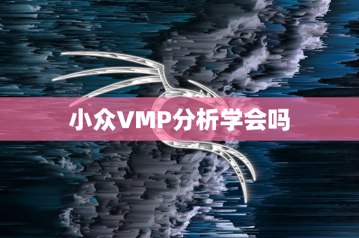 小众VMP分析学会吗