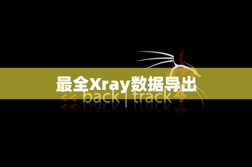 最全Xray数据导出