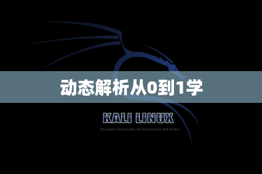 动态解析从0到1学