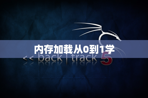内存加载从0到1学