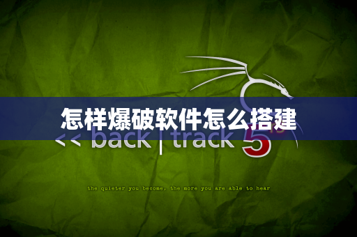怎样爆破软件怎么搭建