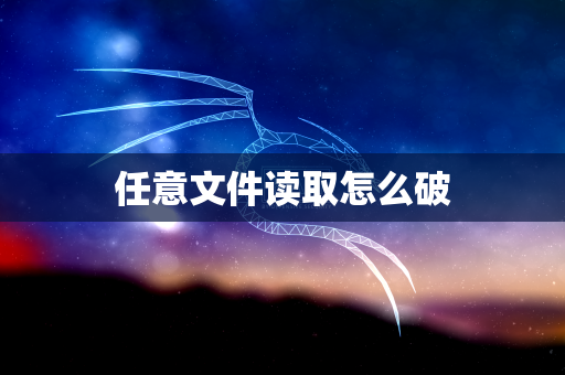 任意文件读取怎么破