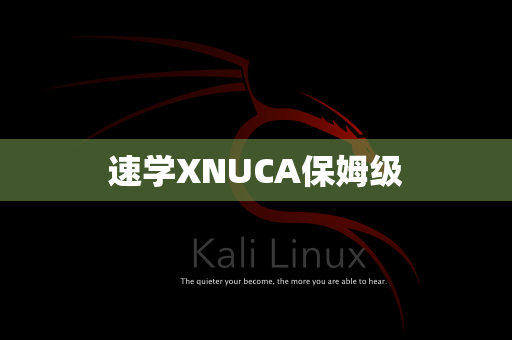 速学XNUCA保姆级